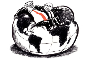 Карикатура дня. Сговор Трампа и Путина