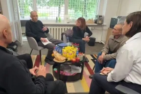 Видео встречи Светланы Тихановской с освобожденными политзаключенными